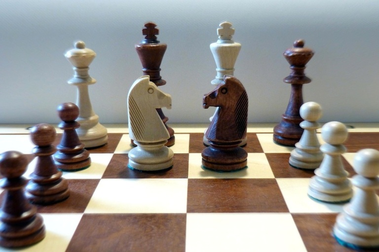 Joueurs d'échecs à St Marcellin